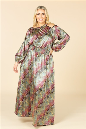 Karen T Maxi Dress 9176D