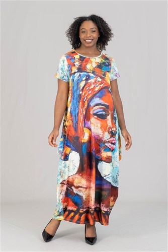 Kara Chic Print Dress CHH22007
