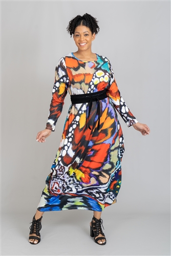 Kara Chic Knit Maxi Dress CHH22065LS