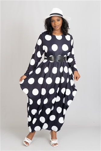 Kara Chic Knit Maxi Dress CHH22083LS