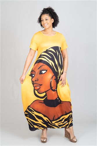 Kara Chic Print Dress CHH22160