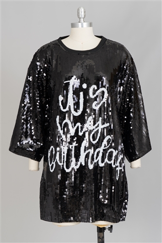 Kara Chic Sequin Top CHH23005