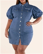 Latiste Short Denim Dress PCD728X