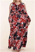 Latiste Print Maxi Dress PLD51916H