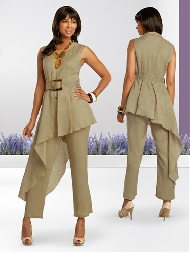 Lisa Rene Linen Jumpsuit 3347