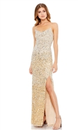 Macduggal Seq Laceup Gown 93553