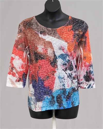 Missy Brand Print Top T6712