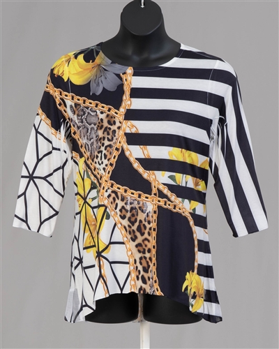 Missy Brand Print Top T6716