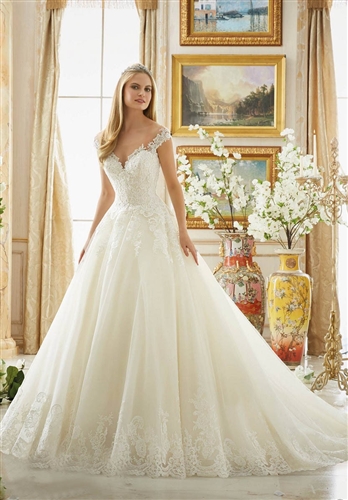 Mori Lee Bridal Gown Tull 2889