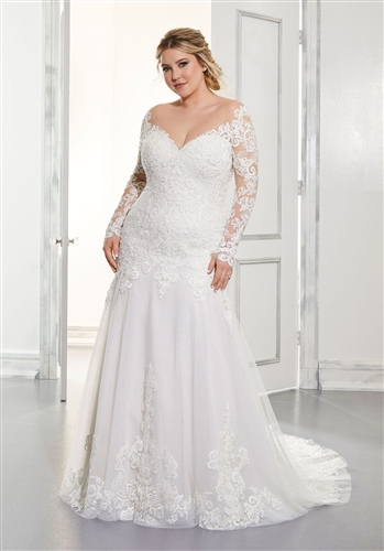 Mori Lee Plus Bridal 3301LS