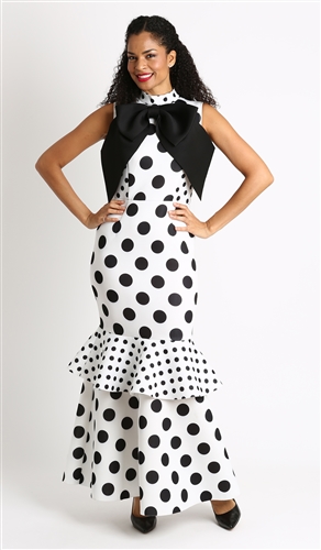 Soul Line Polka Dot Dress 8343