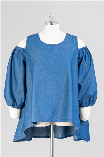 Step In Style Denim Top AA18848D