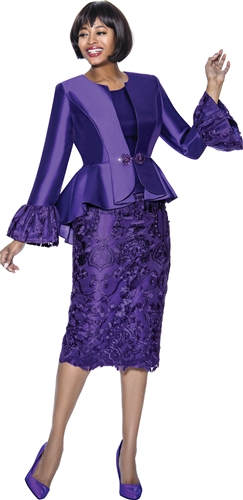 Terramina 3pc Skirt Suit 7025