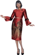 Elegance Fashions  Terramina 7874 3Pc Skirt Suit - Available in 5