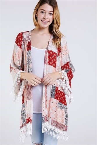 Velzera Print Kimono VLRD1343S