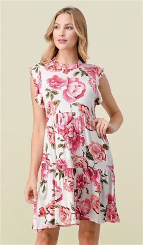 Vision Print Dress D12371