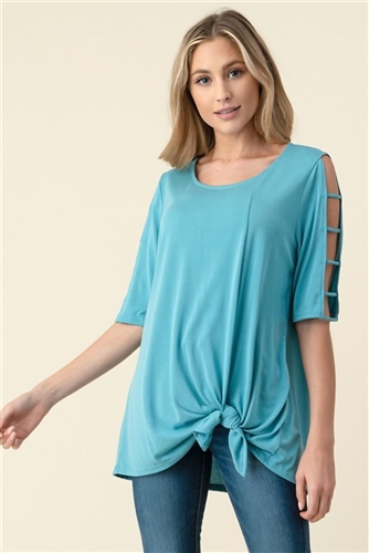 Vision Tie Knot Tunic Top T5118