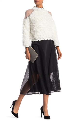 Why Mesh Midi Skirt S170250