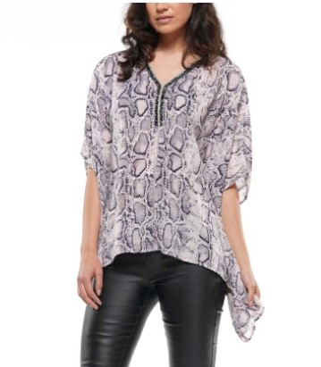 Why Snakeskin Top T190545