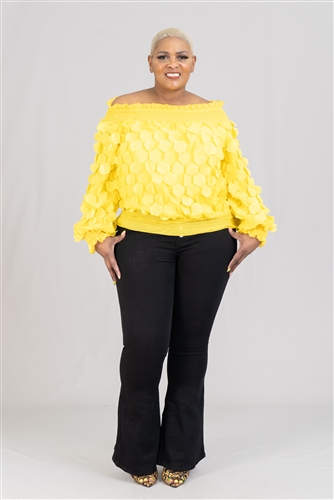 Wowo Off Shoulder Top T2472X