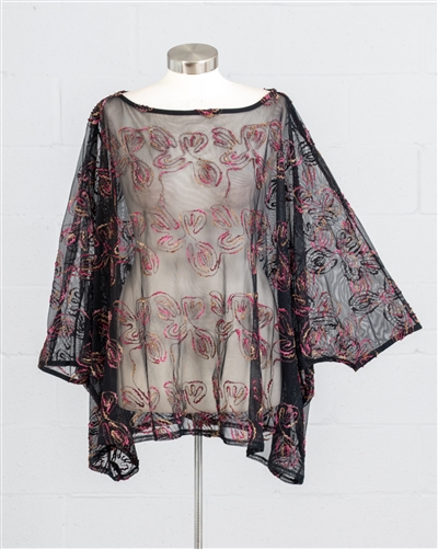 Yushi Moda Sheer Top 1923