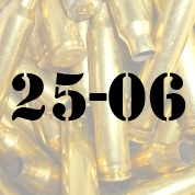 25-06 once fired brass cases for reloading