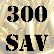 300 SAV once fired brass cases for reloading