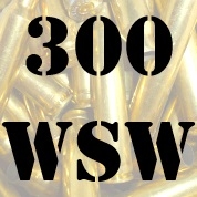 300 WSW once fired brass cases for reloading