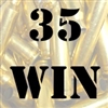 35 Win once fired brass cases for reloading