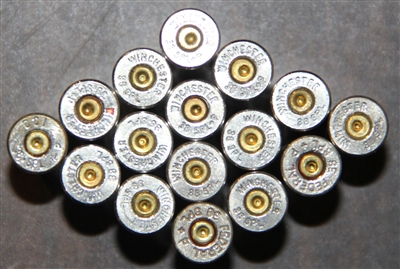 38 SPL Nickel Only once fired brass cases for reloading