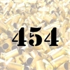 454 Casull once fired brass cases for reloading