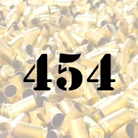 454 Casull once fired brass cases for reloading