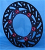 AXIS/Iron 240MM X 5MM Rear W/Hard Anodized Carrier
