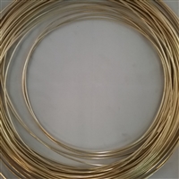 Red Brass Round Wire (Dead Soft) 1/4 LB. Choose Gauge (14 Ga Coil - 20 Ft.)