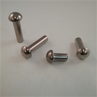 SS ROUND RIVET                          1/8 X 1/4