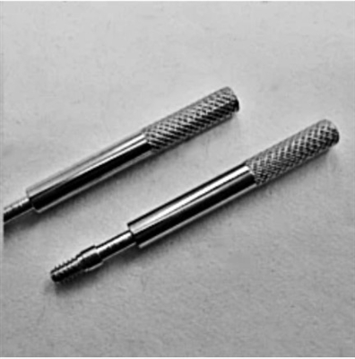 02-823.352 - FELEC - KNURLED SCREW 43MM FOR HOODS, WITH SLOT