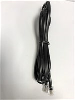 1012-4-07-VBK - PHYCO - FLAT PHONE CABLE 7FT, 28AWG, 4 CONTACTS, BLACK