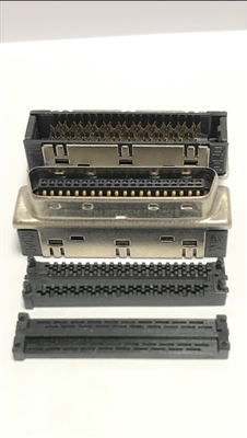 10140-6000EC - 3M - 101 Series 1.27mm Pitch 40 Way Mini D Ribbon IDC Connector; Plug; Steel Shell