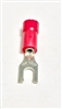 18RA-6FLX - THOMAS&BETTS - Terminal; Fork; Locking Fork Terminal,Bolt Hole #6,22-18 AWG,Red,Copper,Tin Plated (RA2217-170)