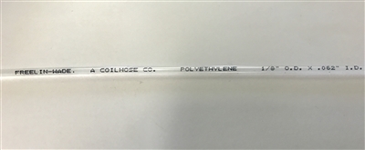 1J-109-10 - FreelinWade - LLDPE Polyethylene Tubing - LLDPE-109 NAT PE 1/8 X .062 X 100 FT BAG