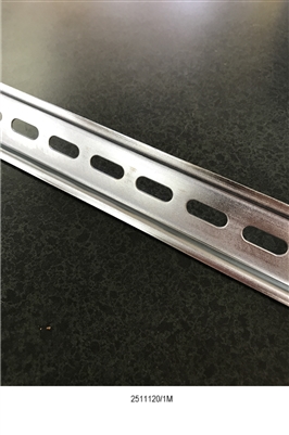 2511120/12 - ALTECH - Perforated Steel; Term Blk; DIN Rail; 35 mm; 7.5 mm Deep; Length: 12 inches