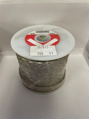 2676/3 - Daburn Electronics - Each conductor is #24 AWG 7/32 tinned copper conductors. Conform to MIL-W-16878D Spec. Suggested operating temperature: -55Â°C to +105Â°C. Overall braided tinnec copper shield, no jacket.