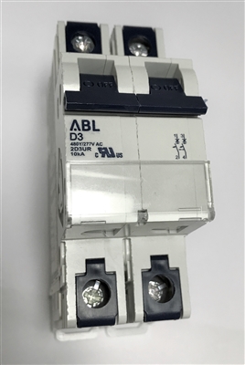 2D3UR - ALTECH - 3A, MCB, D CHAR, 2 POLE, 480Y/277VAC, UL1077