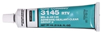 3145 - Dow Corning - DC Clear, 3OZ Adhesive, Clear, RTV MIL-A-46146