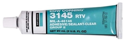 3145 - Dow Corning - DC Clear, 3OZ Adhesive, Clear, RTV MIL-A-46146