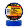 35 BLUE - 3M - ScotchÂ® Vinyl Blue Electrical Tape 35, 3/4"x66'