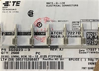 350923-3 - TE/AMP - Universal MATE-N-LOK, Power Contacts, Contact, Operating Voltage 600 VAC, Pre-Tin, 12 â€“ 10AWG Wire Size, 3 â€“ 5mmÂ² Wire Size (Reel)