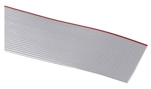 3801/60-100 - 3M - Flat Cables .050' 60C ROUND 100' GRAY 26AWG STRANDED, Pkg/100'