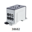 38682 - ALTECH - UL1953 1 pole Alum.disti.block,115A, UL Input 1x1 AWG,Output 6x4AWG Std Pk/1