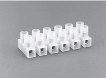 40.003 - ALTECH - Terminal Strip, Panel Mount, ATS1.5/3, 3 Pole, 8mm spacing, 300V, 20A. Pkg/100